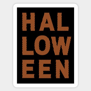 HALLOWEEN Scary Spooky Letters Sticker